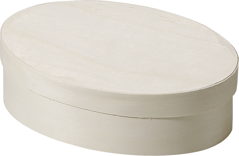 Chipwood box oval 70x100x50mm